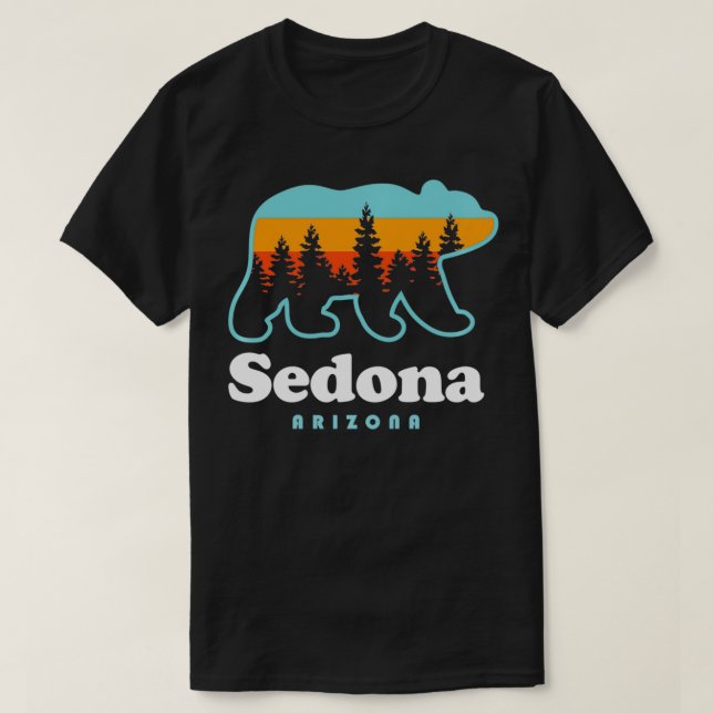Camiseta Pulsação do Urso Arizona de Sedona (Frente do Design)