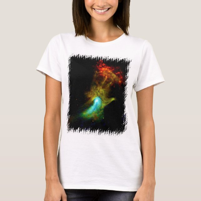 Camiseta Pulsar B1509 - Foto da Nebulosa de Raio X de Deus  (Frente)