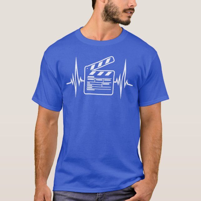 Camiseta pulse heartbeat movie flap funny (Frente)
