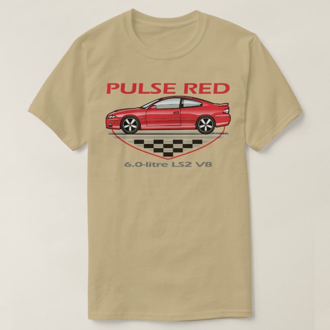Camiseta Pulse Red (Frente do Design)