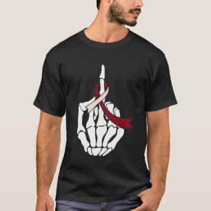 Camiseta Pulseira de Conscientização da Mão Esquelética Ges