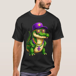 Camiseta Pulseiras de Jacaré Engraçadas do Carnaval de Mard