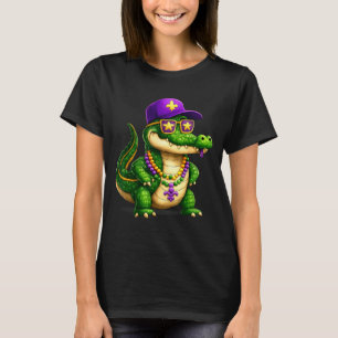 Camiseta Pulseiras de Jacaré Engraçadas para Celebração de