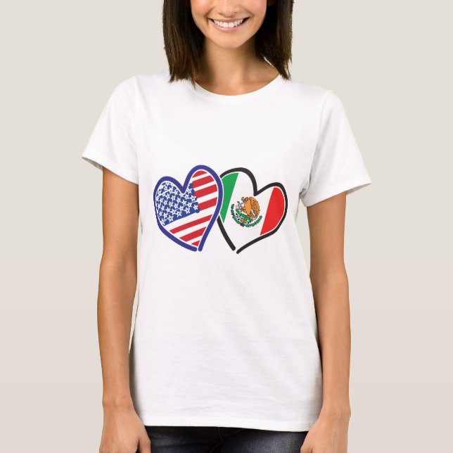 Camiseta Pulseiras do Coração nos EUA (Frente)