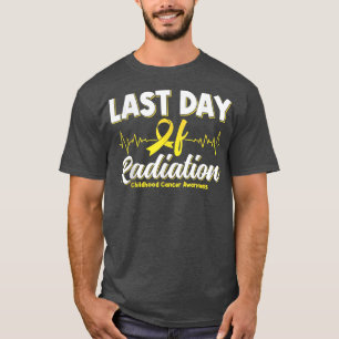 Camiseta Pulso Cardíaco No Último Dia De Radiação Cancer A