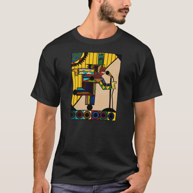 Camiseta "Pulso de aço" por Ruchell Alexander (Frente)