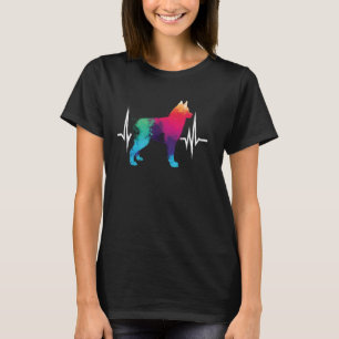 Camiseta Pulso de Coração Siberiano - Rouco Colorido Vintag