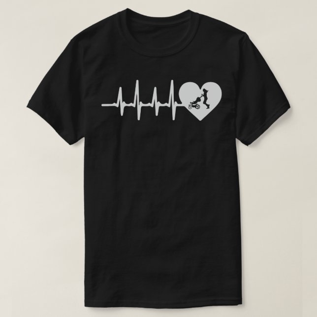 Camiseta Pulso de Corredores da Mãe Runner (Frente do Design)