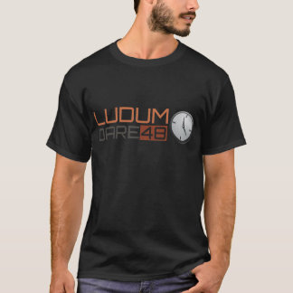 Camiseta Pulso de disparo brilhante do desafio de Ludum