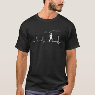 Camiseta Pulso de pesca com isca artificial