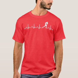 Camiseta Pulso EKG do Jogador de Rugby Pulso EKG