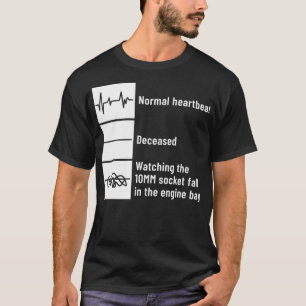 Camiseta Pulso mecânico engraçado quando soquete de 10 mm s