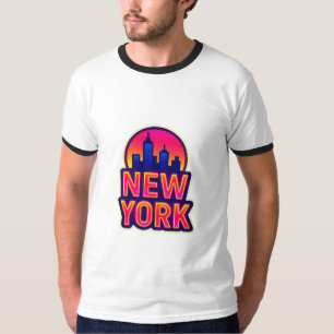 Camiseta Pulso Urbano: Luzes de Nova York