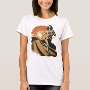 Camiseta Pulverização Através De Traços Pobres