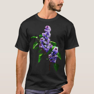 Camiseta Pulverização de Lilacs
