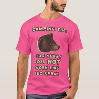 Camiseta Pulverização do Urso Não Inseto Pulverização Piada