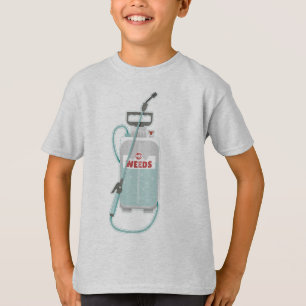 Camiseta pulverizador de ervas daninhas manutenção de jardi