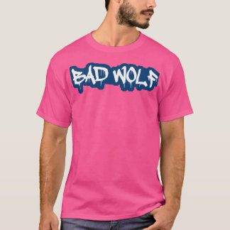 Camiseta Pulverizador De Lobo Mau Pintado Em Branco Para Ca