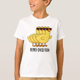 Camiseta Pum Animal Engraçado de Ação Repro-duck