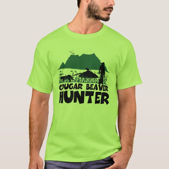 Camiseta Puma engraçado (Frente)