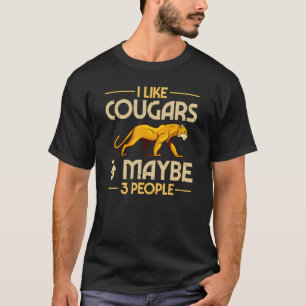 Camiseta Puma Leão Da Montanha Animal Cabeça De Gato Fofa F