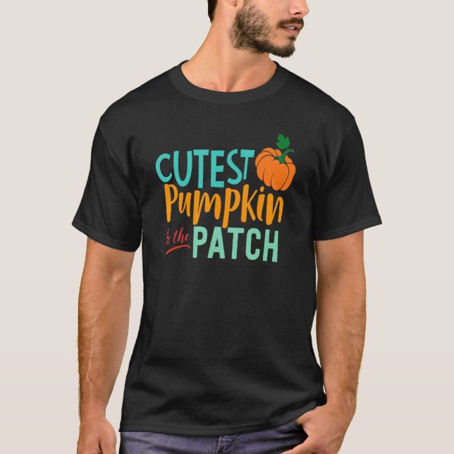 Camiseta Pumkin Mais Cortês Da Época De outono (Frente)