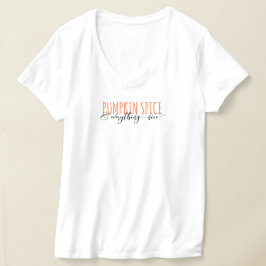 Camiseta Pumkin Spice Hanes Nano V-Neck T-Shirt