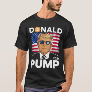 Camiseta Pump Bitmoney Funny Trump 2024 Crypto