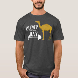 Camiseta Pump Day Woo Woo Workout Malhação Bodybuilder