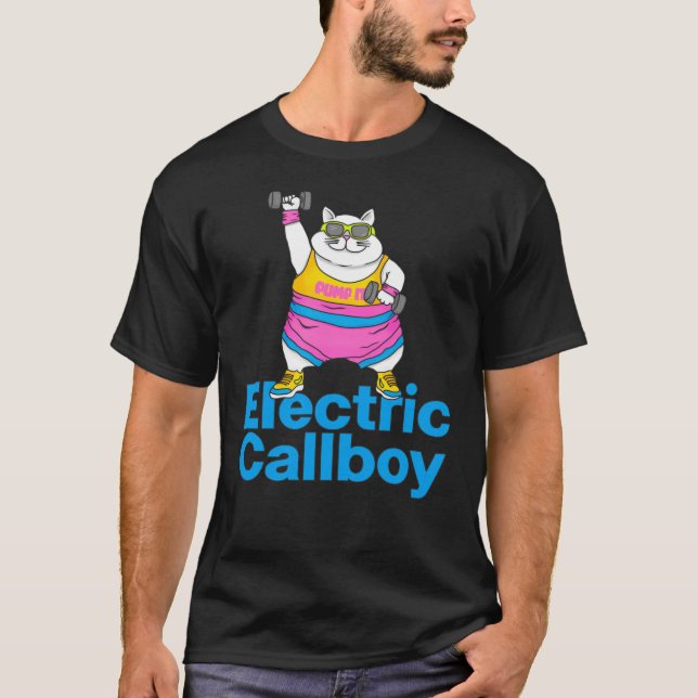 Camiseta Pump It Eletric Callboy retro (Frente)