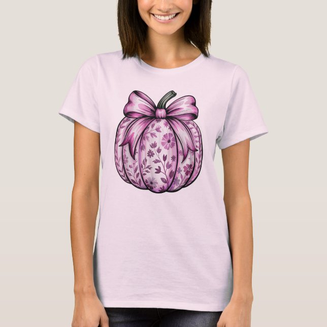 Camiseta Pumpkin Aesthetic Chinoiserie Coquette Trendy To (Frente)