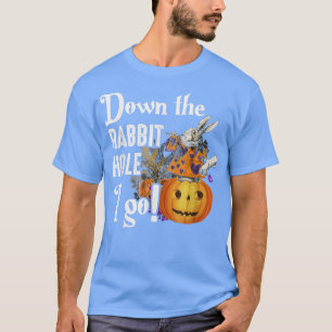 Camiseta Pumpkin Assaltou o Halloween Alice Rabbit Hallowee