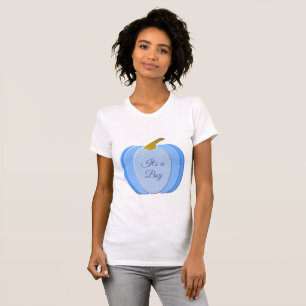 Camiseta Pumpkin Azul e Bonito