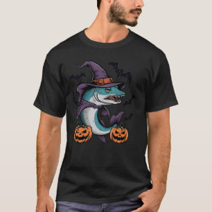 Camiseta Pumpkin Bat Witume Costume Barracuda Fish Hallowee