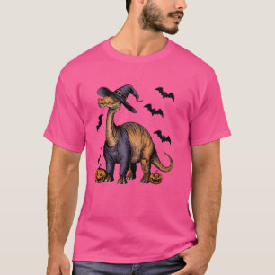 Camiseta Pumpkin Bat Witume Diplodocuments Dinossaur Hall