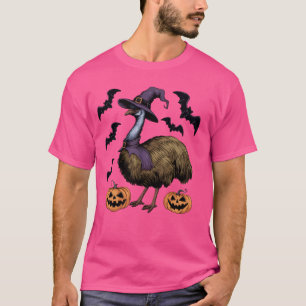 Camiseta Pumpkin Bat Witume Emu Bird Halloween