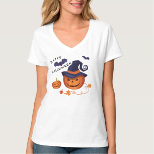 Camiseta "Pumpkin Bonito" Feliz Dia das Bruxas