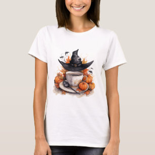 Camiseta Pumpkin da Copa do Café de Bruxa