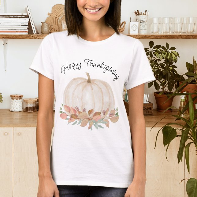 Camiseta Pumpkin de Ação de Graças (Criador carregado)