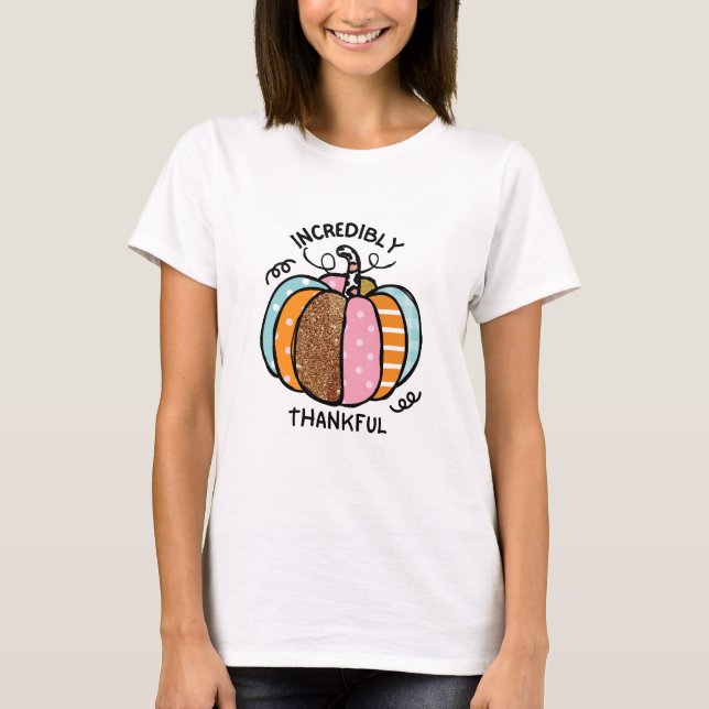 Camiseta Pumpkin de Ação de Graças (Frente)