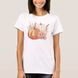 Camiseta Pumpkin de Aquarela de outono