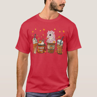 Camiseta Pumpkin de Café Fall Arroz no outono do Unicamp