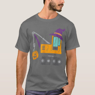 Camiseta Pumpkin De Caminhão-De-Cargueiro De Construção Hal
