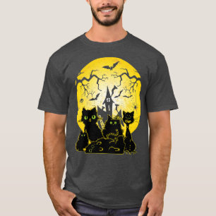 Camiseta Pumpkin De Chapéu De Bruxa Negra De Halloween Para