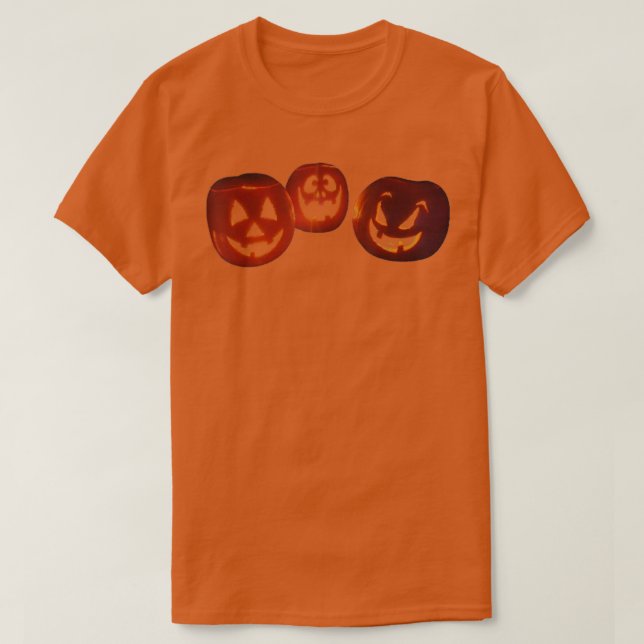 Camiseta Pumpkin de Halloween 261 (Frente do Design)
