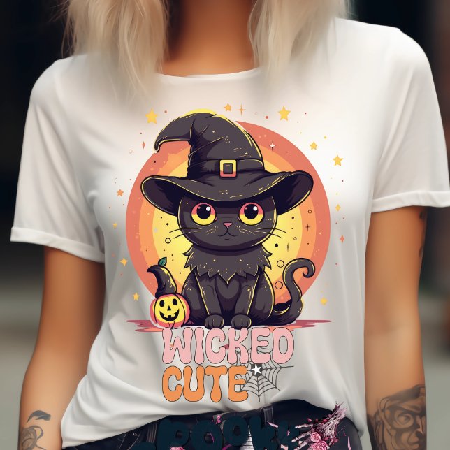 Camiseta Pumpkin de outono de Horte Negro e Bonito (Criador carregado)