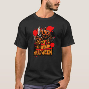 Camiseta Pumpkin do Assassino de Halloween