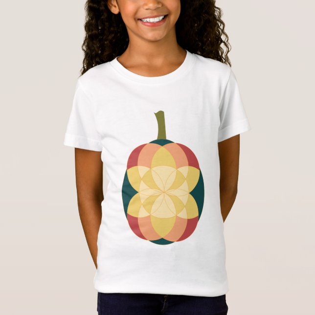 Camiseta Pumpkin doce da garota (Frente)
