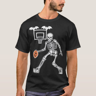 Camiseta Pumpkin Dunker, Skeleton Basball t-shirt