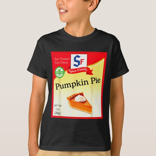 Camiseta Pumpkin E Condiment Costume Holiday Sce Costumes  (Frente)